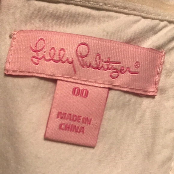 Lilly Pulitzer State of Mind Strapless Dress 00 - Picture 3 of 7